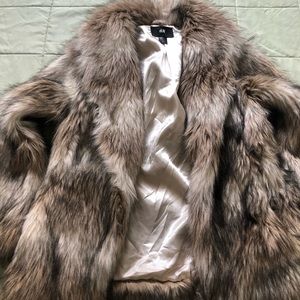 Faux fur coat